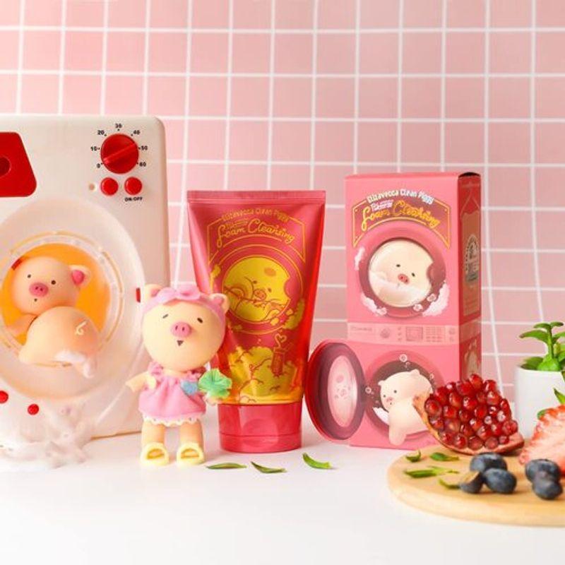 Elizavecca Clean Piggy Pink Energy Foam Cleansing 120ml