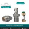 Male Connector 8Mm Male Thread Quick Connect Valve Pcp Filling With Valve M10X1 1/8Npt 1/8Bspp For High-Pressure Pumps