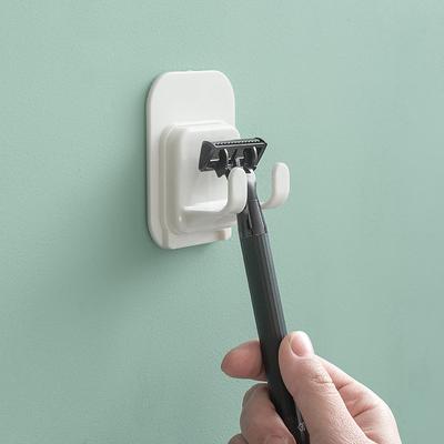 Wall Storage Hook Power Plug Socket Holder Punch-free Wall Hook Adhesive Hanger Razor Holder Stand Hanger Door Hooks Key Holder