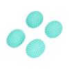 4PCS Oval Clothes Washing Ball Reusable Laundry Washing Drying Fabric Softener Ball Mint Green