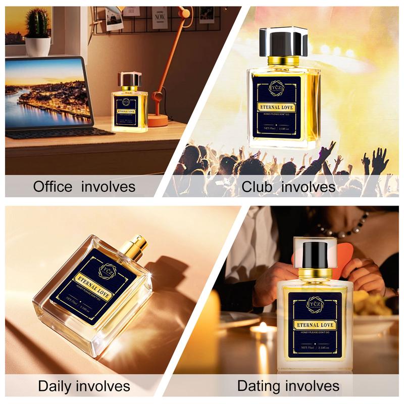 YCZ Carnival Cologne,Long Lasting Perfume,with Musk, Ambergris, Jasmine, Rose, Patchouli, and Vanilla Fragrance,Gift2.6oz (75ml) Fragrance