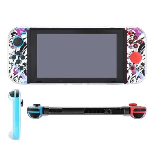 Senki Zesshou Symphogear Hibiki Tachibana and Tsubasa Kazanari Protective Case for Switch, 5-Piece Set, Bubble-Free, High Sensitivity, Easy Attach/Rem