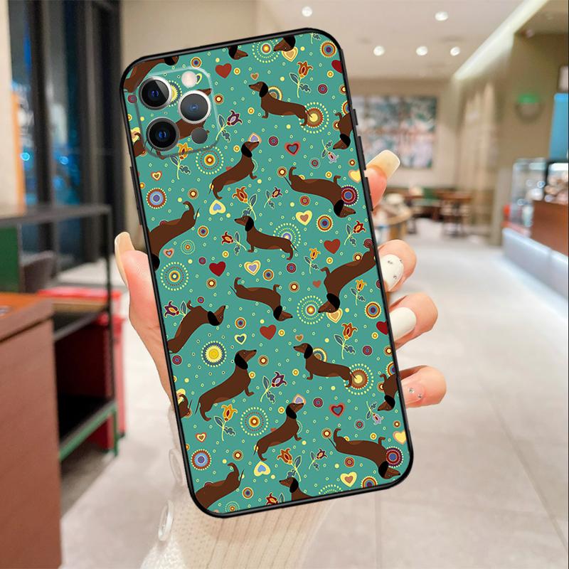 Dachshund Dog Phone Case For iPhone 16 15 14 11 12 13 17 Pro Max mini 15 Plus 16e 17 Air Protective Cover