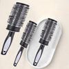 1Pc Curl Nylon Paddle Brush with Aluminum Barrel Rollers Quick Curls Styling Tool Anti Static Salon Results Home Hair Essential