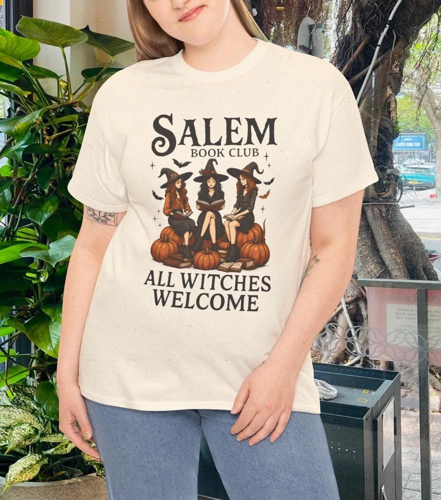 Salem Book Club Halloween Graphic TShirt Halloween Shirt S