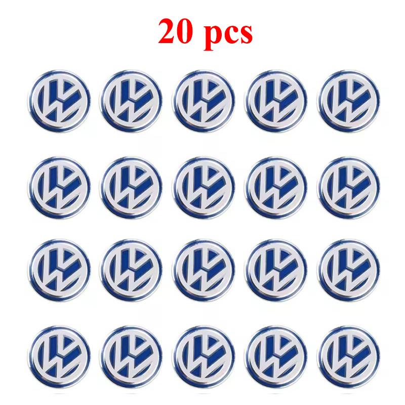 Für VW Volkswagen Jetta MK5 Golf 14mm Auto Schlüssel Emblem Aufkleber Fernbedienung Schlüsselanhänger Logo Für Volkswagen VW Golf GTI Passat Tiguan Arteon