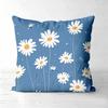 1 Pieces Bohemian Daisy Print Square Throw Pillow Cases Pattern Cushion Cover Suitable For Sofa Bedroom Car Pillow Cover