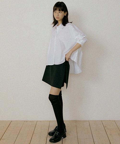 Lingseoul Basic Cotton Shirt-White