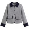 Korean Autumn Women's Petite Jacket - Chic Niche French Style Short Coat
