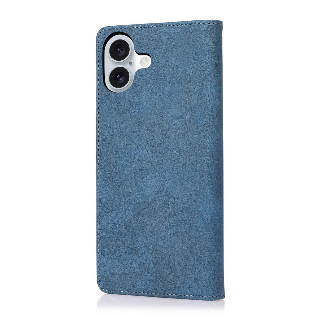 For iPhone 16 Case Wallet Magnetic Closing Leather Flip Phone Cover