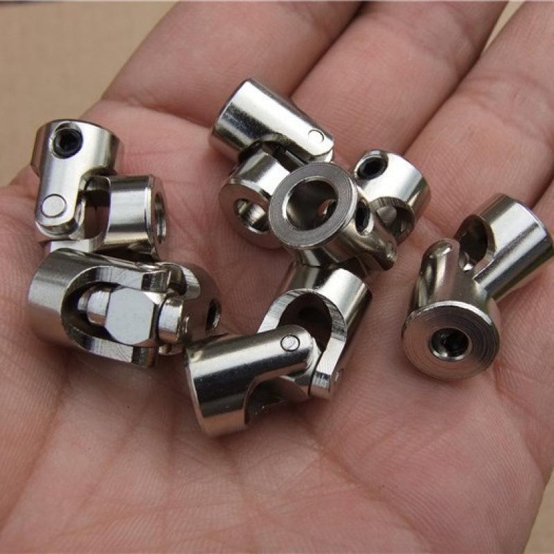 Metal Universal Joint Coupling Steering Connector for Car or Boat Models - Multiple Specifications Available