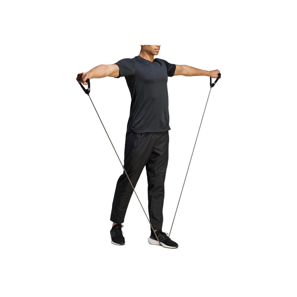 Adidas Solid Color Sports Breathable Casual Pants Men Bottoms Black HY0764