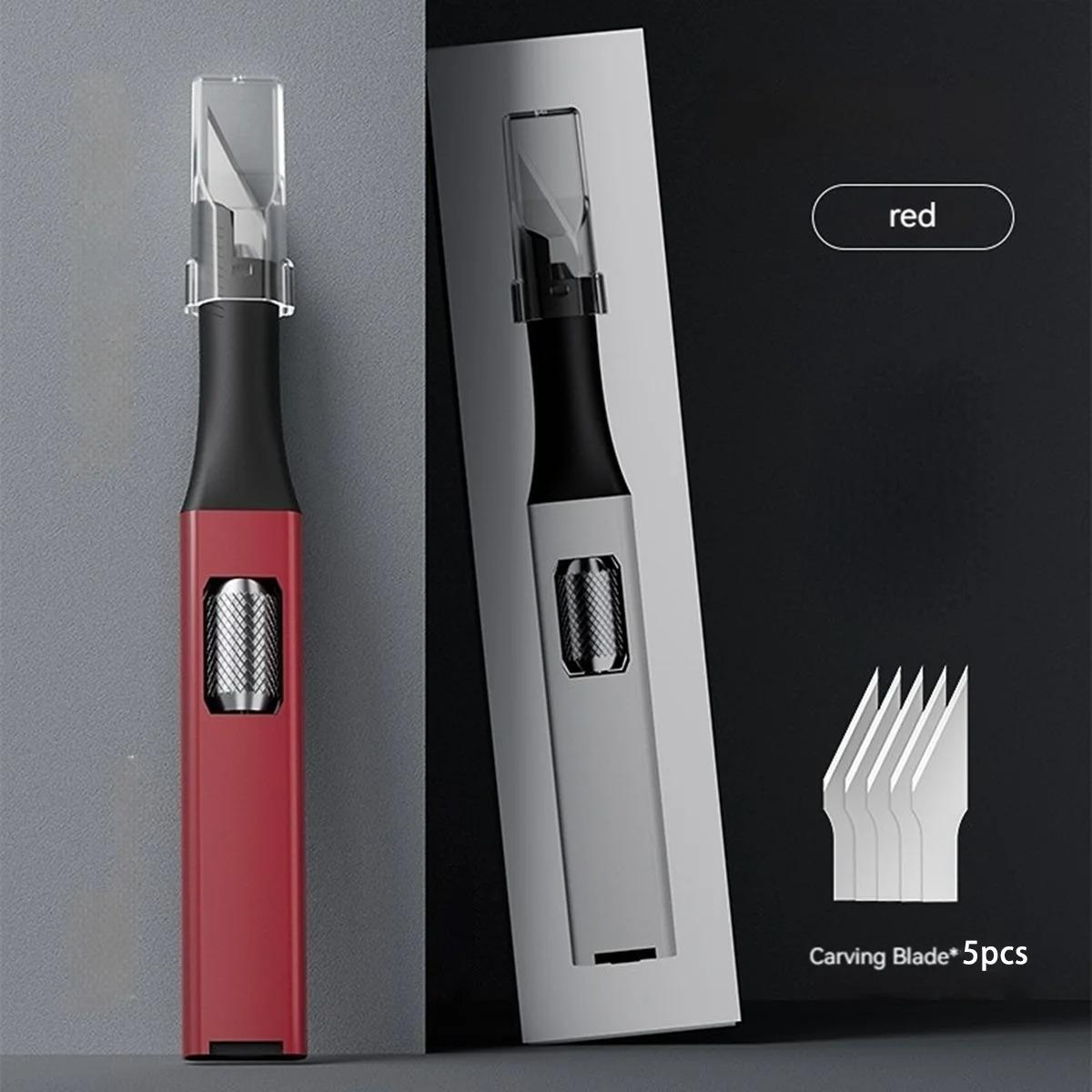 DIY Pen Carving Knife | Comes with 5 Interchangeable Horseshoe Art Blades