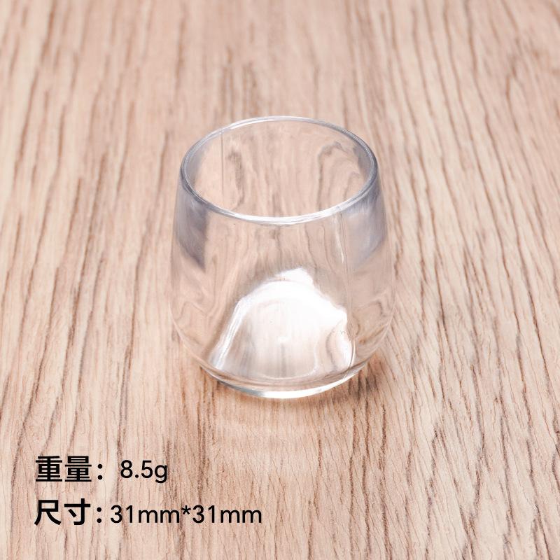 5pcs Mini Plastic Pots for Succulents, Tiny Planters for Fairy Garden & Dollhouse Miniature Decor