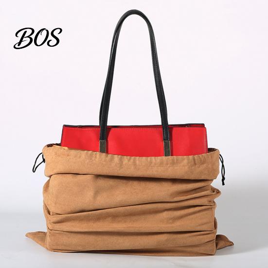 Anti-Dust Handbag Storage Bag Suede Dust Cover Bag, with Drawstring Closure, Soft Protective Luxury Organizer Pouch, for Leather Totes And Handbags