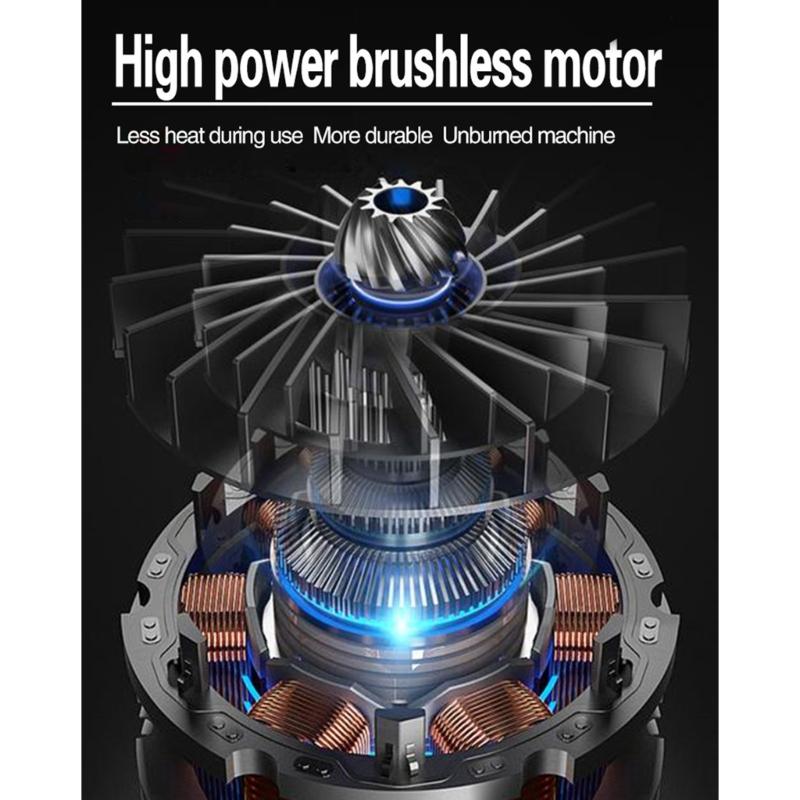 Efficient 21V Leaf Blower Foldable Design Professional Garden Blower for Mess release Leaf Management in Yards