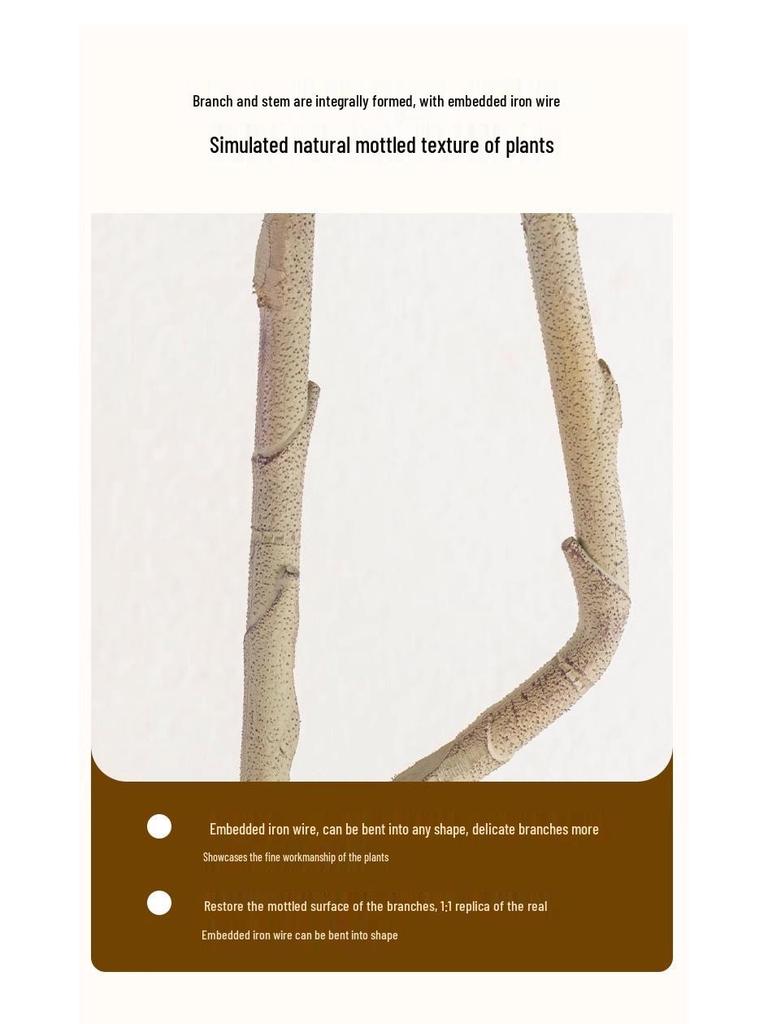 Luxurious Black Gold Ficus Elastica Artificial Tree: Indoor Ornament and Floor Decoration