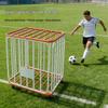 Movable Indoor/Outdoor Sports Storage Rack with Wheels for Footballs & Basketballs