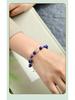 Chinese Style Lapis Lazuli 925 Silver Vajra Bracelet