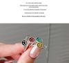 Yinruitai S925 Sterling Silver Rainbow Cartoon Smile Ring - Women's 2022 Trendy Niche Design