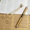 Aroma Candle Tool Kit: Wick Trimmer, Snuffer, Extinguishing Hook, and Tray.