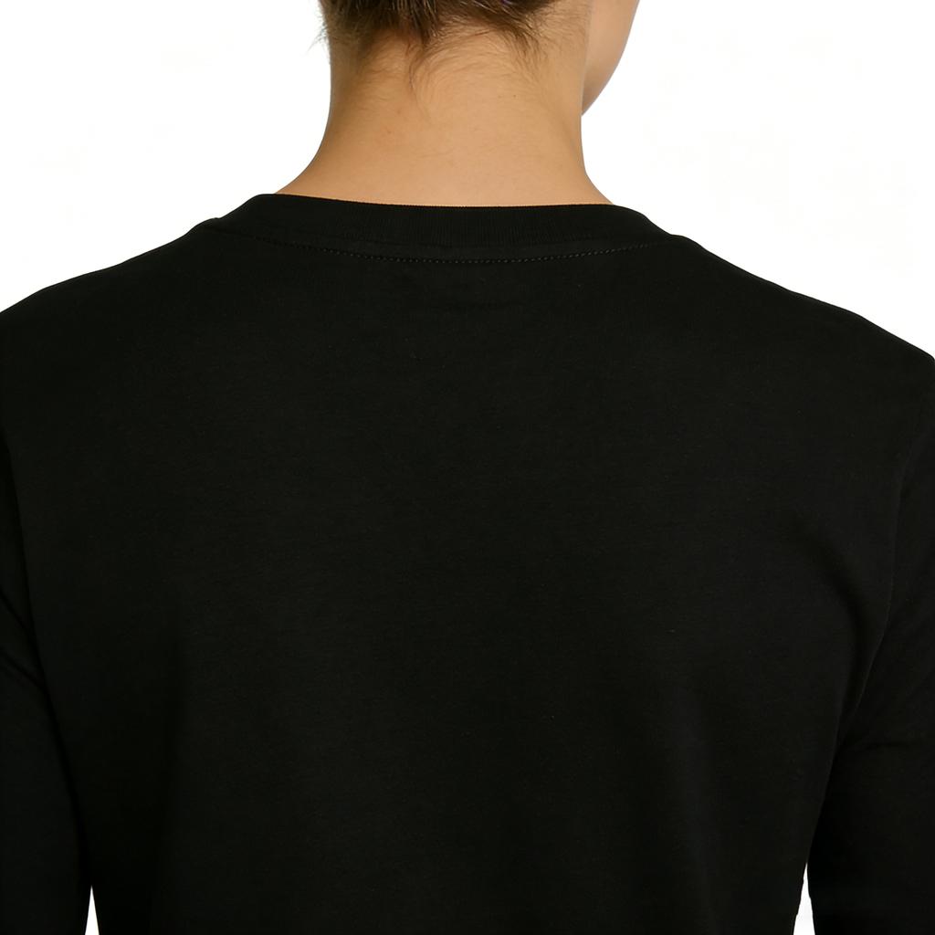 Autumn Heavy Cotton Round Neck Long Sleeve Printed T-Shirt Loose Base Shirt