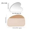Heart-Shaped Stainless Steel Palette with Double-Ended Spatula for Makeup Mixing