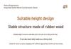 Solid Wood Stackable Stool for Home, Dining, or Coffee Table Use