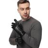 European & American Men's Sheepskin Leather Gloves with Wool Lining - Winter Warm, Plus Velvet, Windproof.