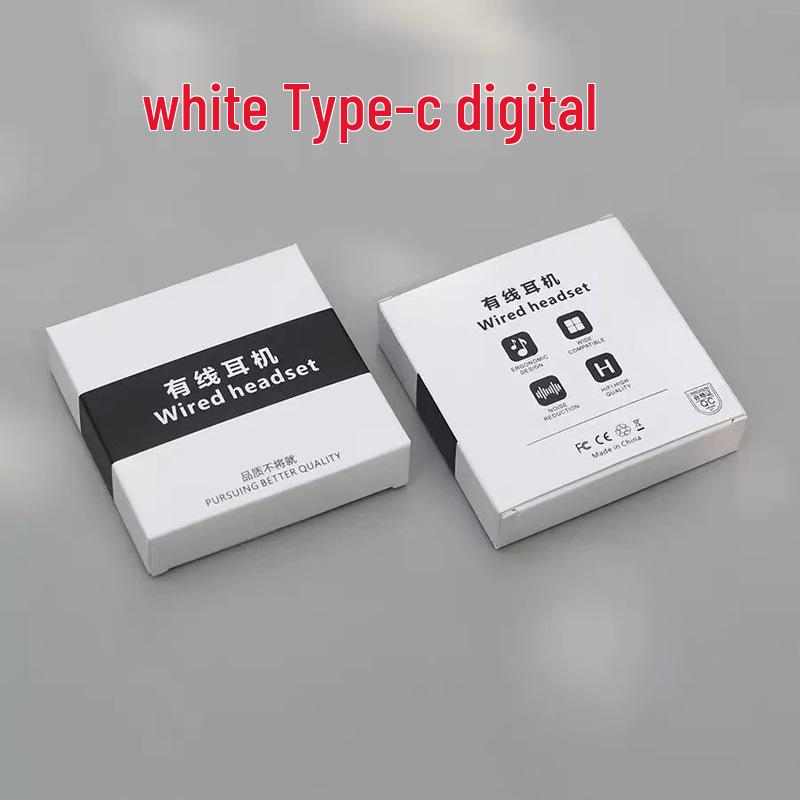 Cross-Border Type-C In-Ear Wired Earphones with Mic, High-Definition Stereo Sound, for Mobile Phones