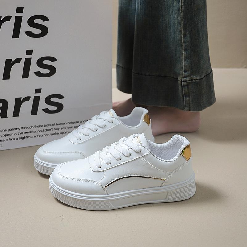 Spring new couple summer sports flat-bottomed casual thick-soled heightening board shoes 36