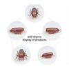Novel Interesting Electric Simulated Cockroach Toy Crawling Prank Interactive Training Game For Cats Dogs Funny Novelty Pet Toy