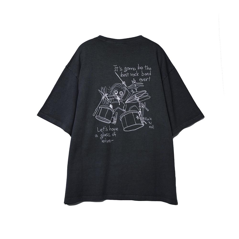 Non Floor Best Rock Band T-Shirt Dark Green Dark Green/L