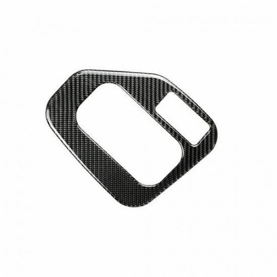 Carbon Fiber Console Gear Shift Cover Frame Trim For BMW 5 Series E39 1998-2005