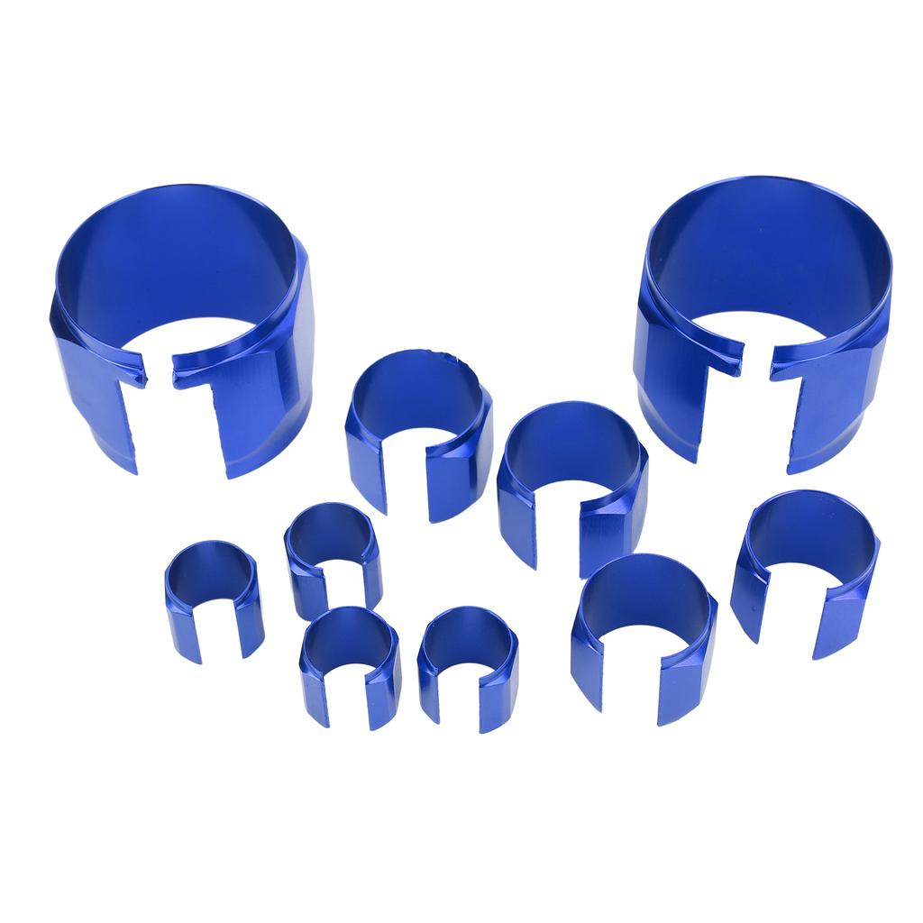 Stainless Steel Dress Up Hose Cover Kit Hose Sleeving Set Extreme Heat Resistant for Vehicle