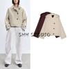Spring Summer Women's Wear Casual Easiest for Match Decorated Row Button Lapel Batwing Long Sleeves Wind-Breaker Outwear 0518060
