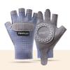 Children's Half finger Gloves Thin Sunscreen Ice Silk Breathable Wear Resistant Non Slip Elastic Outdoor Sports Riding Mesh Gloves