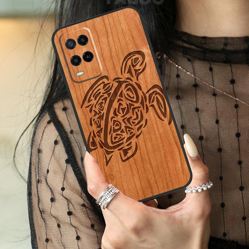

Deer Lion Elephant Wood Animal Case For Oppo A5 Pro A15 A17 A57 A77 A18 A38 A58 A78 A98 A94 A74 A54 A40 A60 A80 A96 A76 A16 OPPO A18 4G