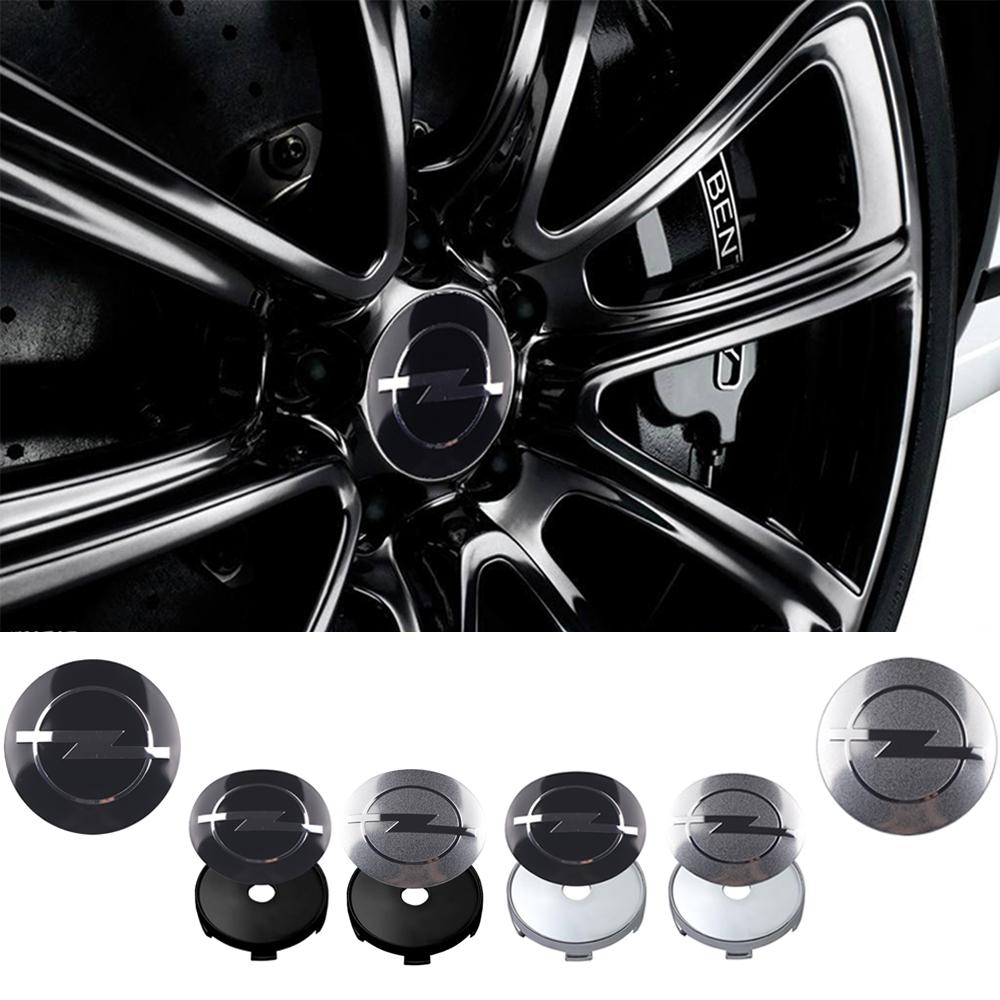 4Set 56/60mm Car Wheel Hub Cap Metal Emblem Stickers Accessories For OPEL Zafira Astra Mokka Movano Vectra Insignia Adam Ampera