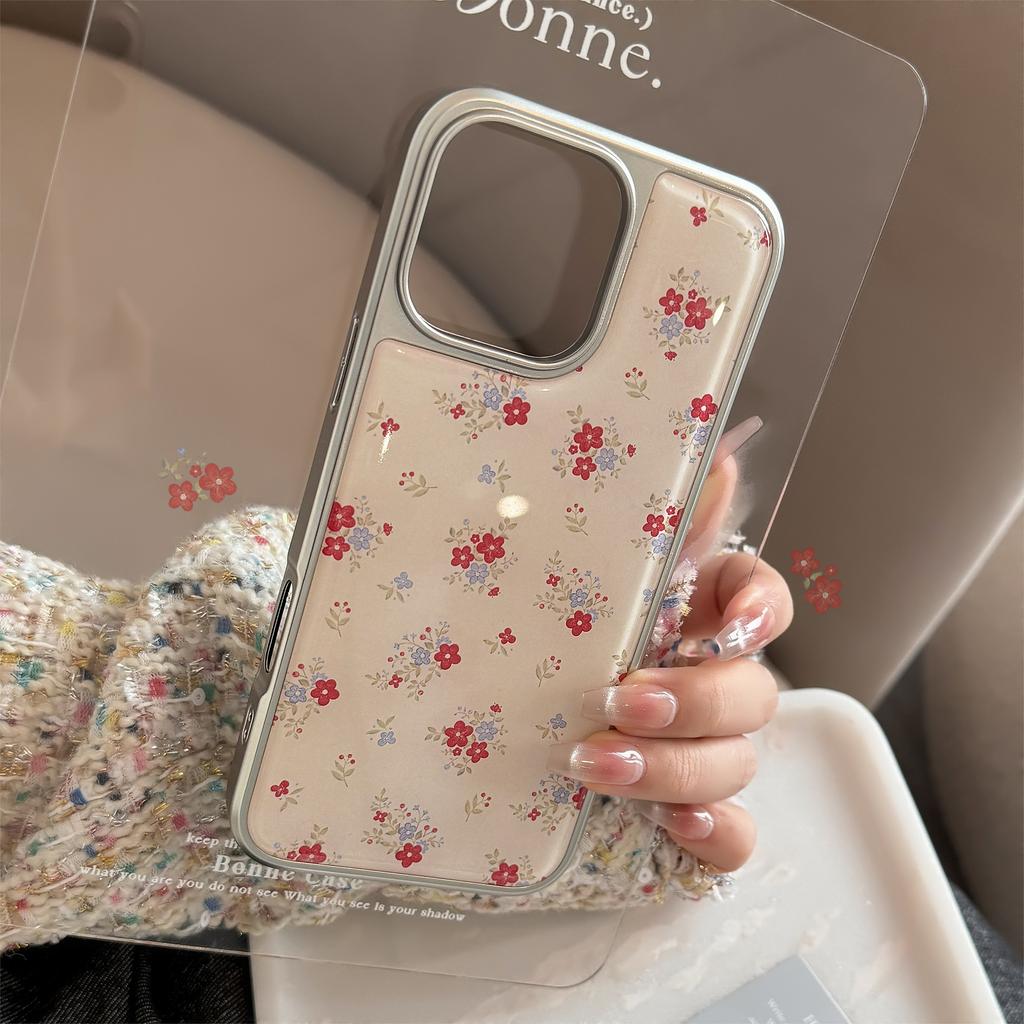 Gentle Ins Bouquet Applicable To 16 Apple 15 Pro Max Mobile Case IPhone 14 Drop Glue 13 Literary 15 Huawei
