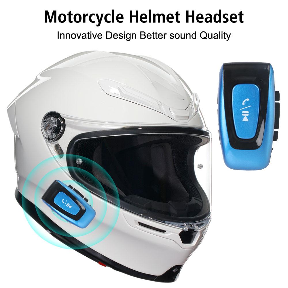 Motorcycle Helmet Headset Noise Reduction Stereo Headset Riders Motorcycle Headset Moto Bluetooth-Compatible 5.0 Waterproof