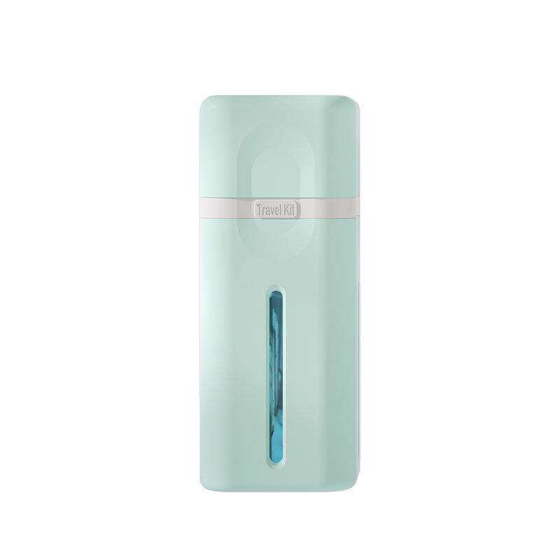 Travel Toiletry Set: Refillable 2-in-1 Pump & Spray Bottles for Lotion & Shampoo
