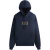 Kith Ornamental Script Nelson Hoodie Nocturnal Men Tops Blue KHM031926-413