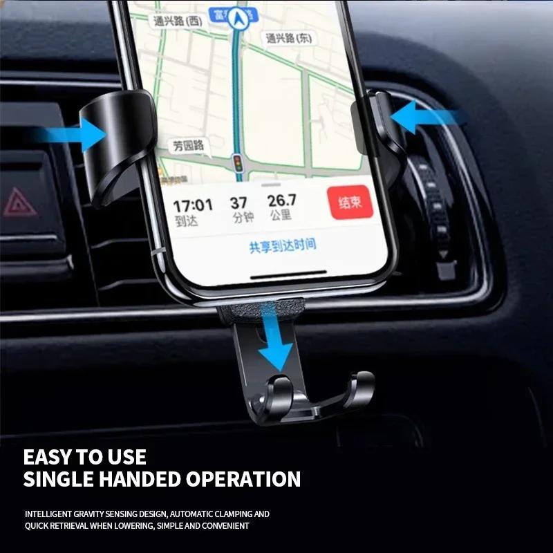 Gravity Car Phone Holder Air Vent Mount Cell Phone Holder For Chevrolet Spark Captiva Cruze Malibu Equinox Trax Camaro Blazer