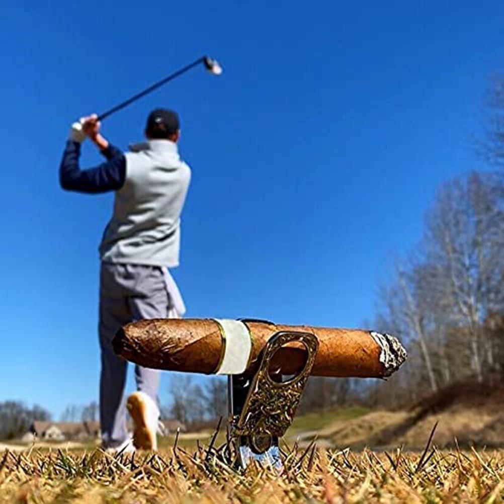 Ferramenta de Divot com Marcador de Bola Porta-Charuto Presente para Ele Ferramenta Acessório