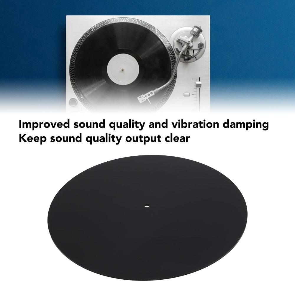 Reduce Noise Record Player Mat 300*3mm Platter Slipmat for LP Records 12in Record Player Accessory