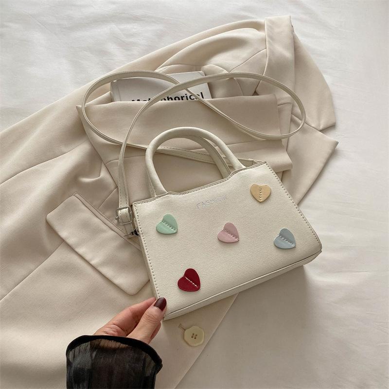 New Summer Fashion Retro Handheld Crossbody Bag Fashion Trendy Large Capacity Shoulder Bag Simple Small Square Bag