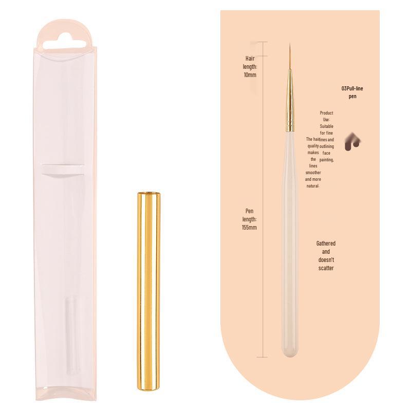 Japanese 12-Piece Nail Art Brush Set for Gel and Flower Designs