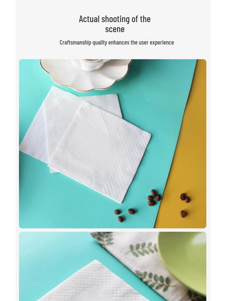 Square Paper Napkins for Catering, Restaurants, Hotels, and Cafes