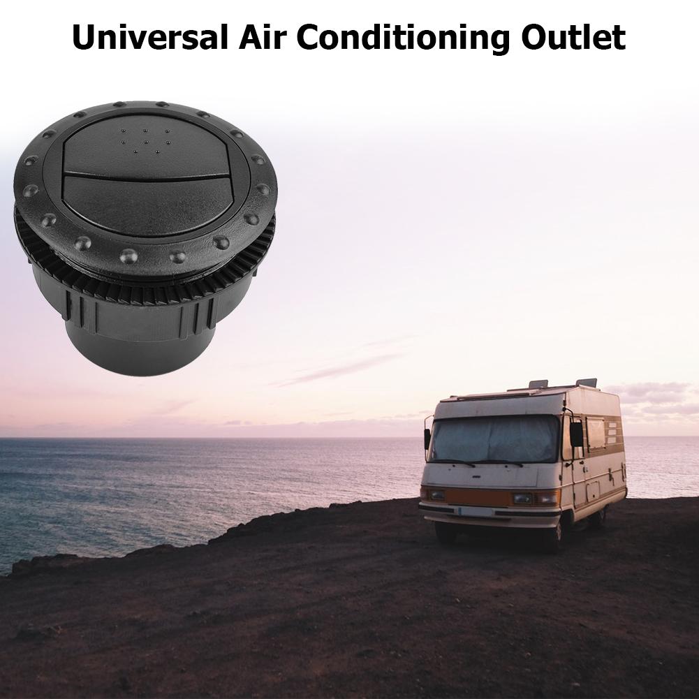 60mm ABS RV Car ATV A/C Vent Air Outlet Open Rotating Interior Round Ceiling